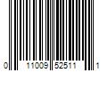 Barcode Image for UPC code 011009525111