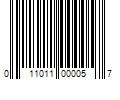 Barcode Image for UPC code 011011000057