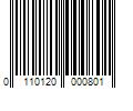 Barcode Image for UPC code 011012000080261