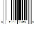 Barcode Image for UPC code 011013100199