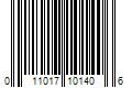 Barcode Image for UPC code 011017101406