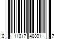 Barcode Image for UPC code 011017408017