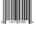 Barcode Image for UPC code 011017570004