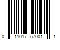 Barcode Image for UPC code 011017570011