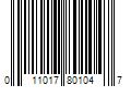 Barcode Image for UPC code 011017801047