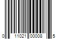 Barcode Image for UPC code 011021000085