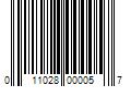 Barcode Image for UPC code 011028000057