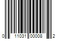 Barcode Image for UPC code 011031000082