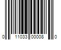 Barcode Image for UPC code 011033000080