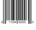 Barcode Image for UPC code 011034420030