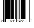 Barcode Image for UPC code 011034420047