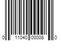 Barcode Image for UPC code 011040000080