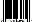 Barcode Image for UPC code 011047239209