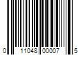 Barcode Image for UPC code 011048000075