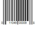 Barcode Image for UPC code 011049000098