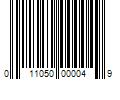 Barcode Image for UPC code 011050000049