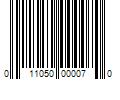 Barcode Image for UPC code 011050000070