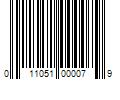 Barcode Image for UPC code 011051000079