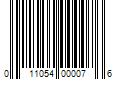 Barcode Image for UPC code 011054000076