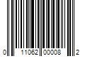 Barcode Image for UPC code 011062000082