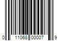 Barcode Image for UPC code 011068000079