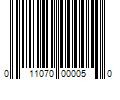 Barcode Image for UPC code 011070000050