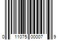 Barcode Image for UPC code 011075000079