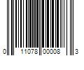 Barcode Image for UPC code 011078000083