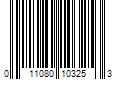 Barcode Image for UPC code 011080103253