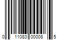 Barcode Image for UPC code 011083000085