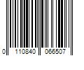 Barcode Image for UPC code 011084006650953