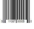 Barcode Image for UPC code 011087000050