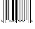 Barcode Image for UPC code 011089000058