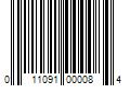 Barcode Image for UPC code 011091000084