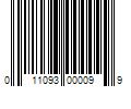 Barcode Image for UPC code 011093000099