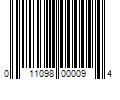 Barcode Image for UPC code 011098000094