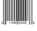 Barcode Image for UPC code 011099000086