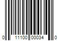 Barcode Image for UPC code 011100000340