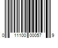 Barcode Image for UPC code 011100000579