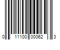 Barcode Image for UPC code 011100000623