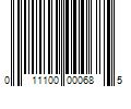 Barcode Image for UPC code 011100000685