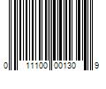 Barcode Image for UPC code 011100001309