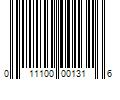 Barcode Image for UPC code 011100001316