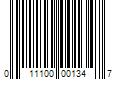 Barcode Image for UPC code 011100001347