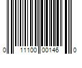 Barcode Image for UPC code 011100001460