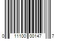 Barcode Image for UPC code 011100001477