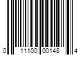 Barcode Image for UPC code 011100001484