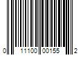 Barcode Image for UPC code 011100001552