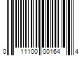 Barcode Image for UPC code 011100001644