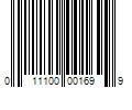 Barcode Image for UPC code 011100001699